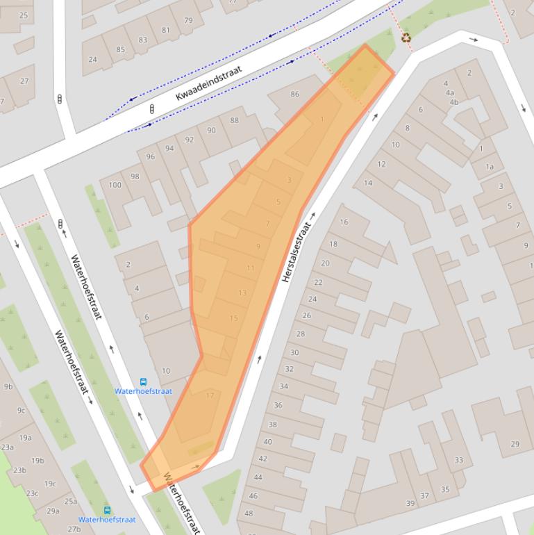 Kaart van postcodegebied 5041JG.