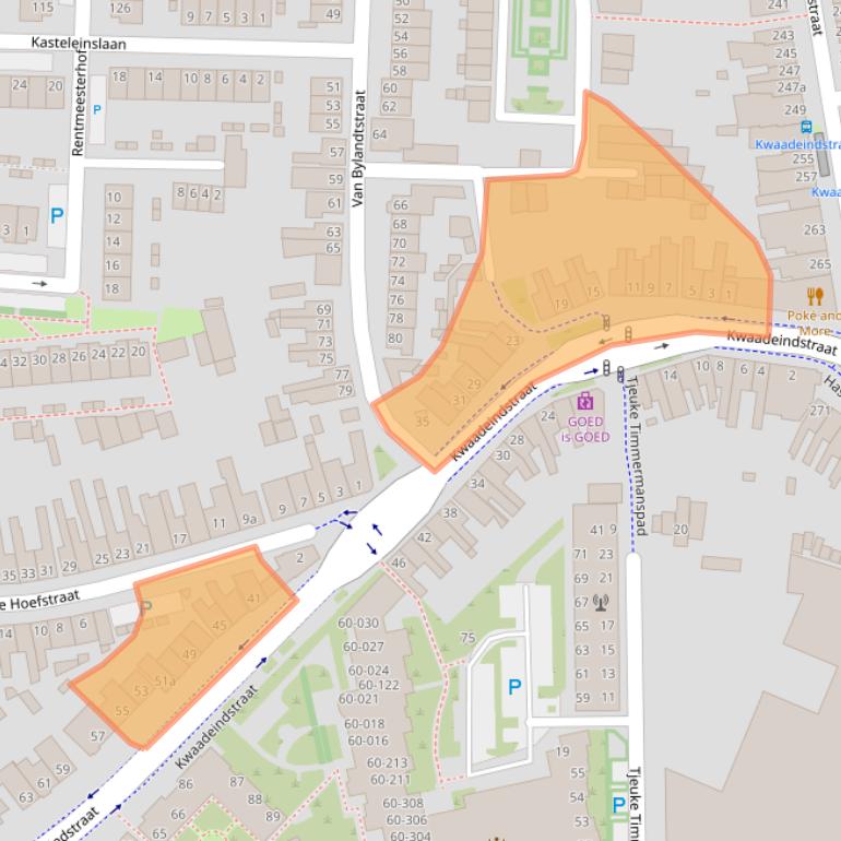 Kaart van postcodegebied 5041JJ.