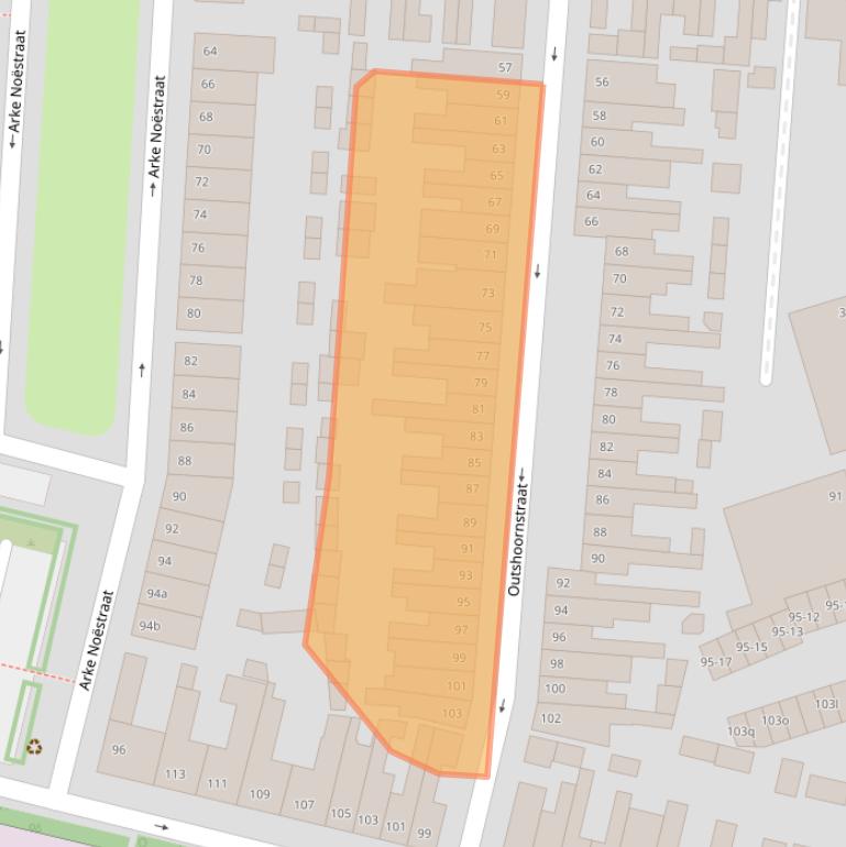 Kaart van postcodegebied 5041KN.