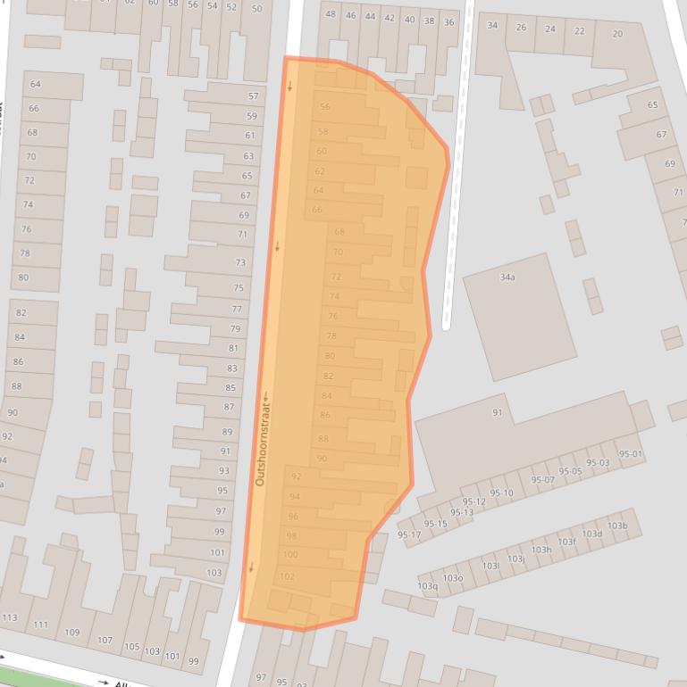 Kaart van postcodegebied 5041KR.