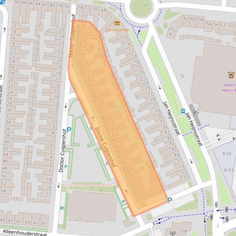 Kaart van postcodegebied 5041LB.