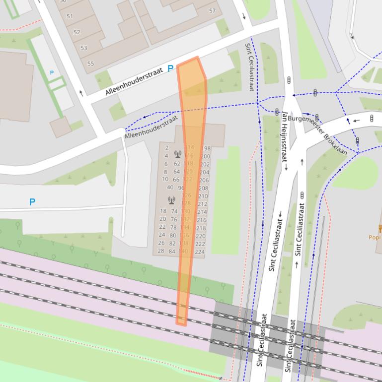 Kaart van postcodegebied 5041LH.