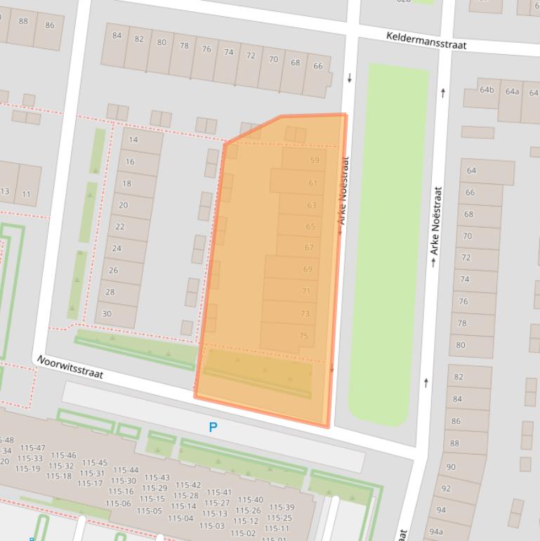 Kaart van postcodegebied 5041LL.