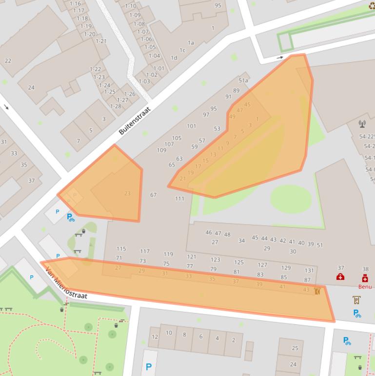 Kaart van postcodegebied 5041NC.