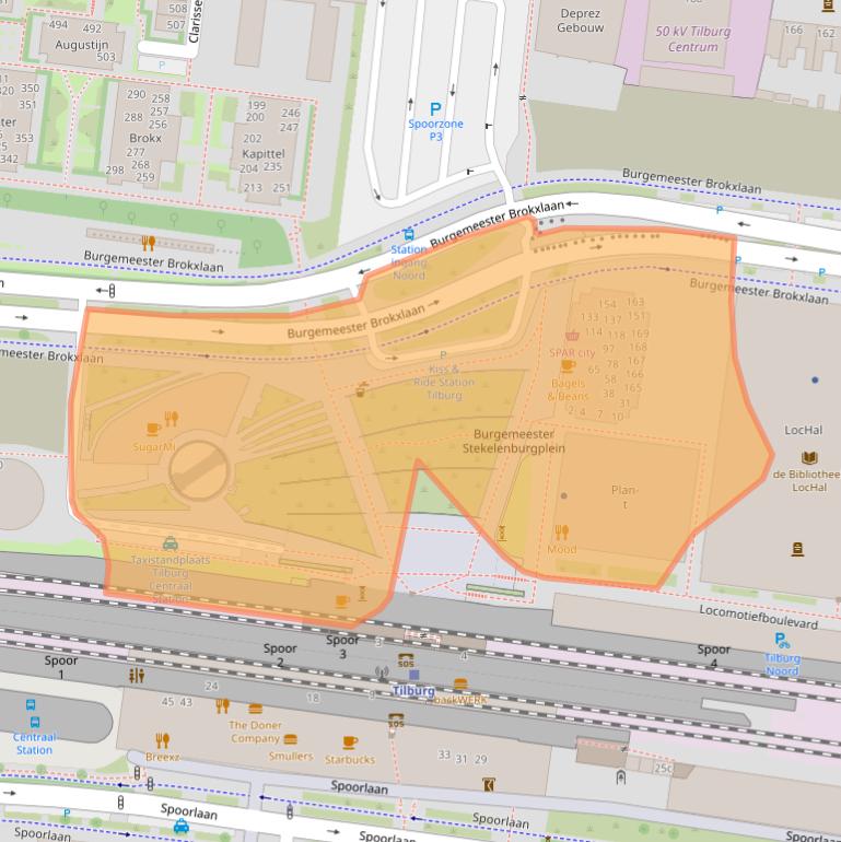 Kaart van postcodegebied 5041SC.
