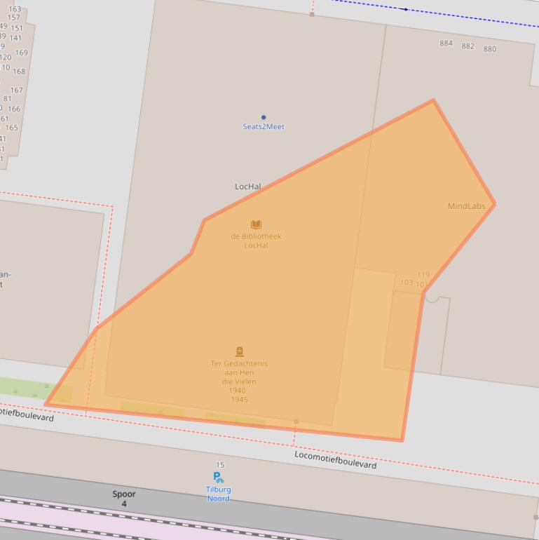 Kaart van postcodegebied 5041SE.