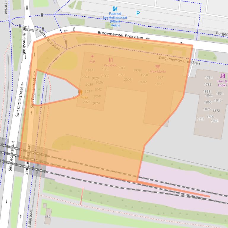 Kaart van postcodegebied 5041SJ.