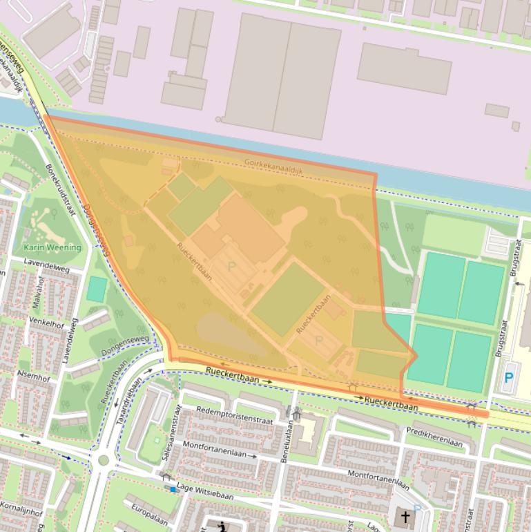Kaart van postcodegebied 5042AE.