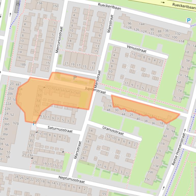 Kaart van postcodegebied 5042AT.