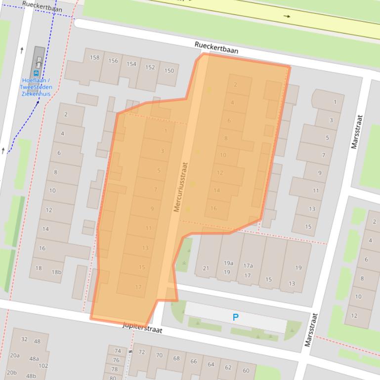 Kaart van postcodegebied 5042AV.