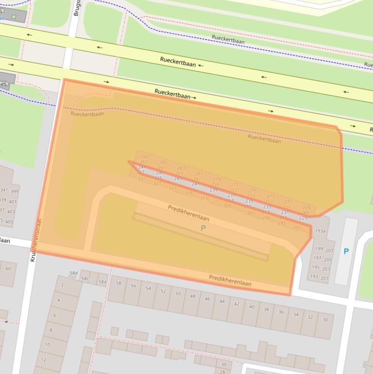 Kaart van postcodegebied 5042CE.