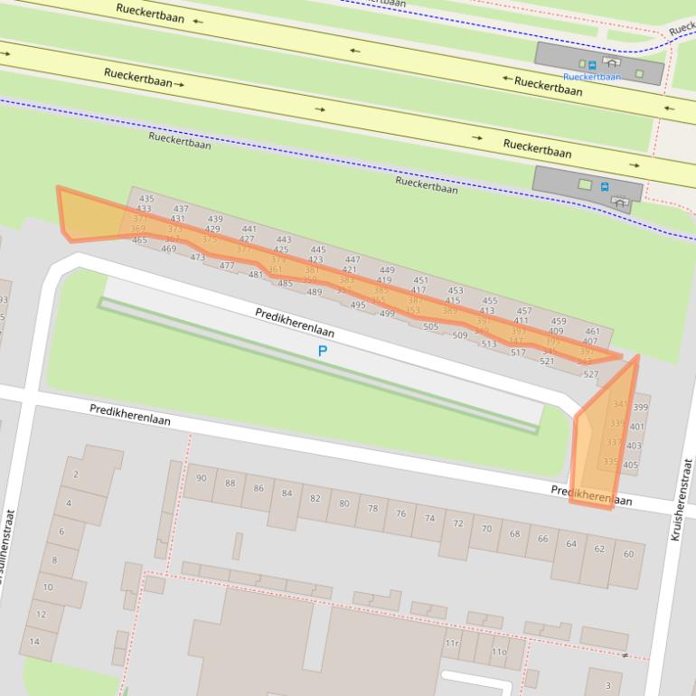 Kaart van postcodegebied 5042CG.