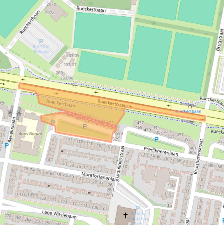 Kaart van postcodegebied 5042CL.