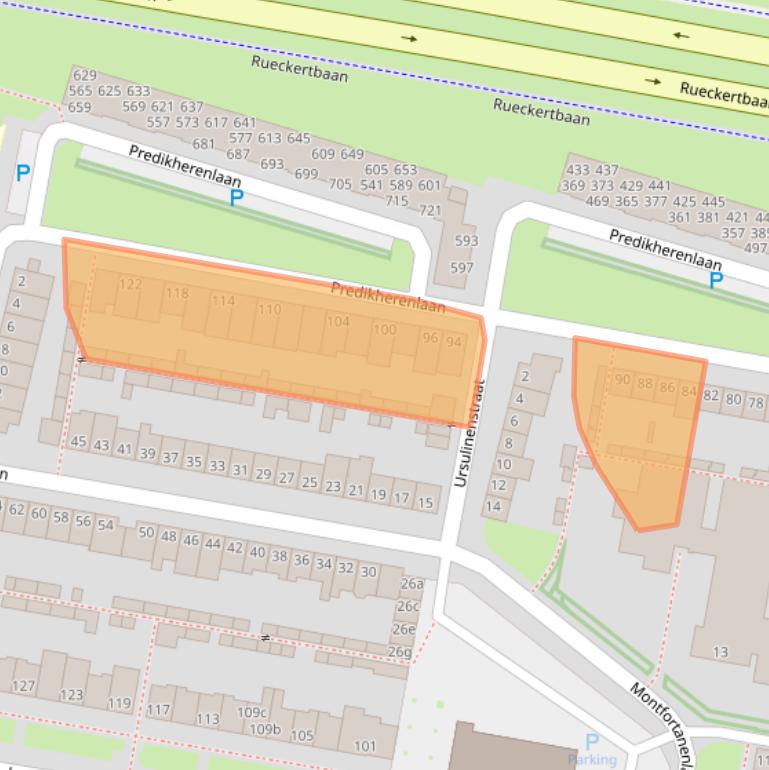 Kaart van postcodegebied 5042CP.