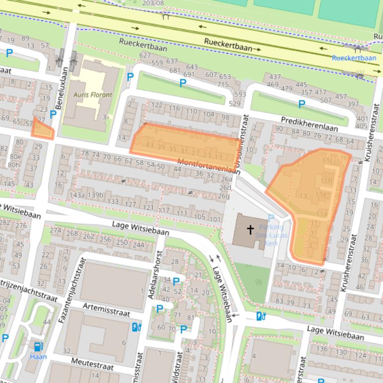 Kaart van postcodegebied 5042CT.
