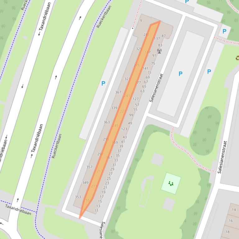 Kaart van postcodegebied 5042DS.