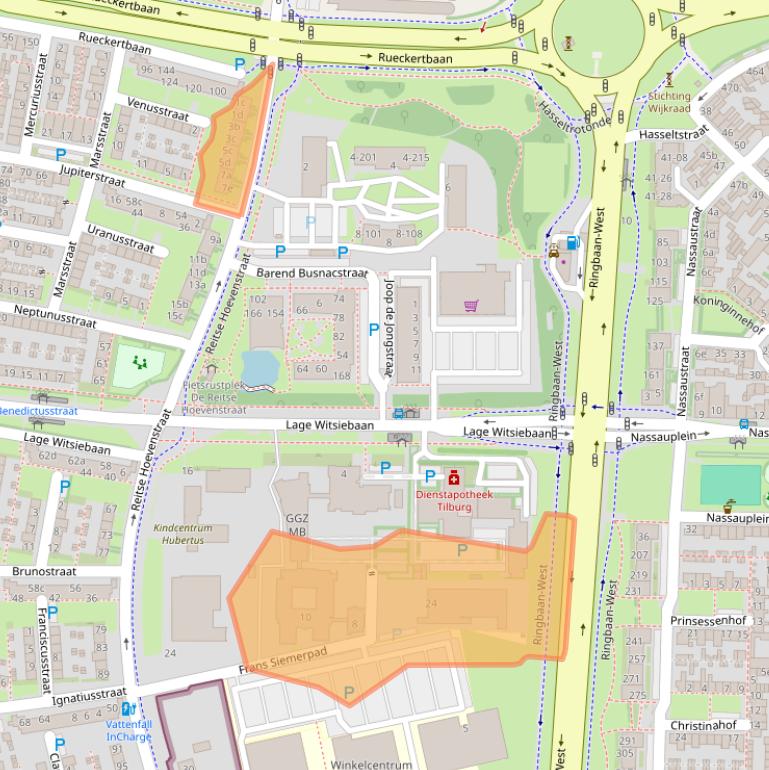 Kaart van postcodegebied 5042EA.