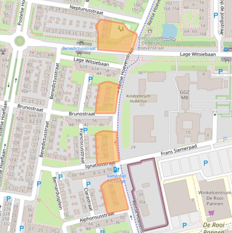 Kaart van postcodegebied 5042EC.