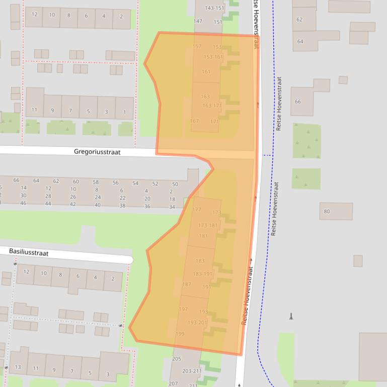 Kaart van postcodegebied 5042EE.