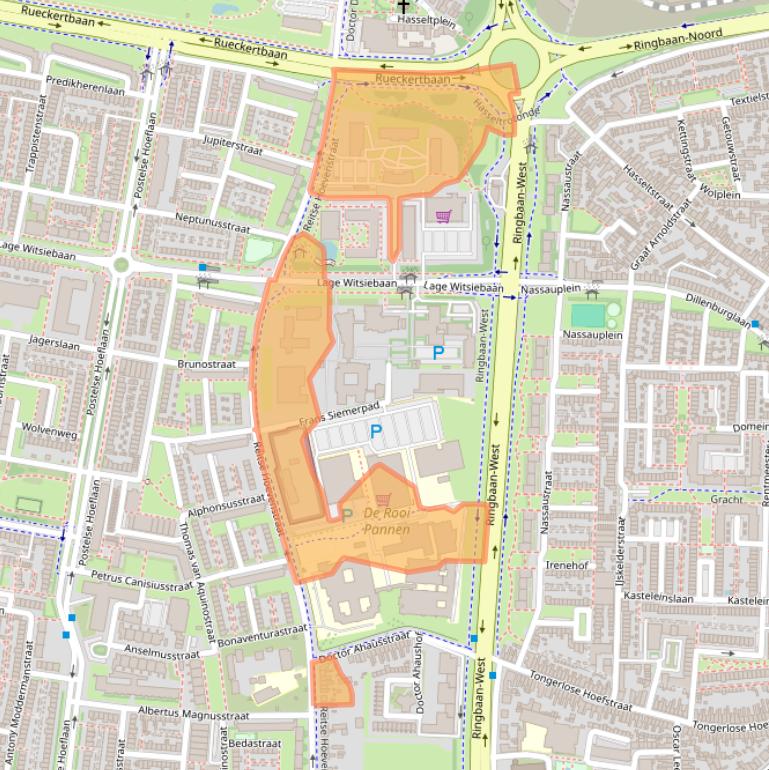 Kaart van postcodegebied 5042EH.