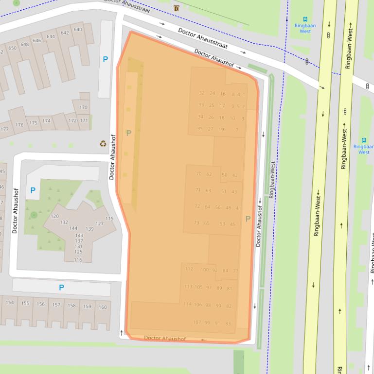 Kaart van postcodegebied 5042EL.