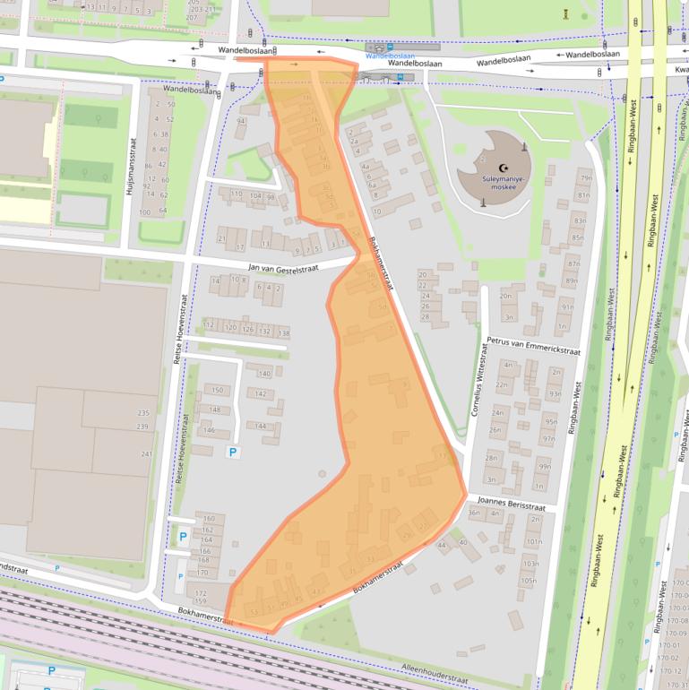 Kaart van postcodegebied 5042GD.