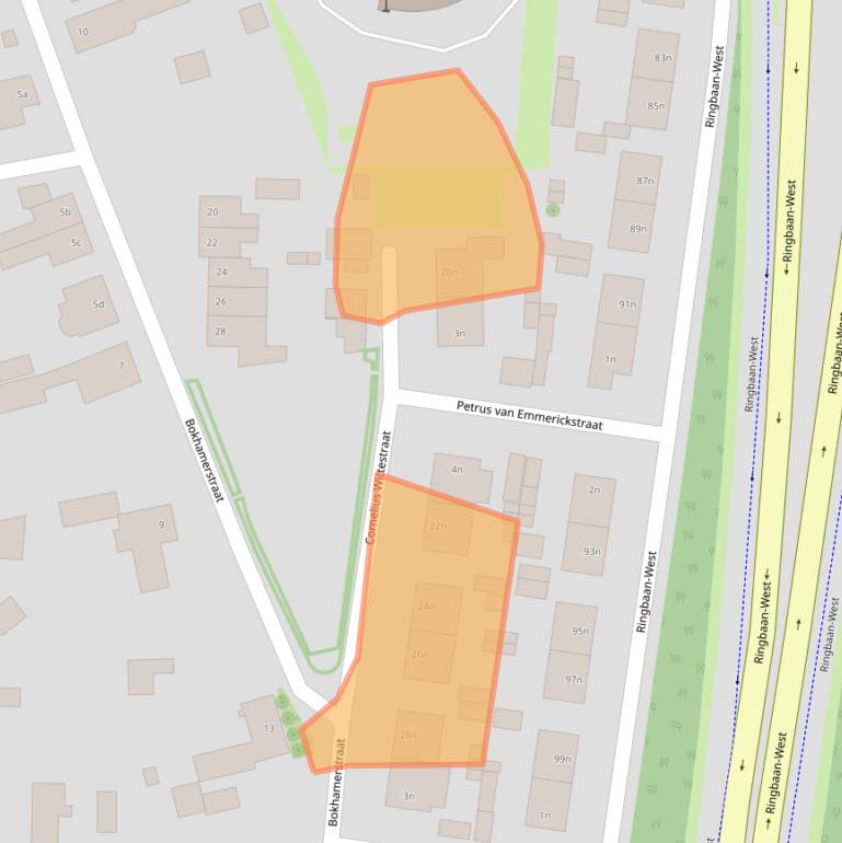 Kaart van postcodegebied 5042GG.