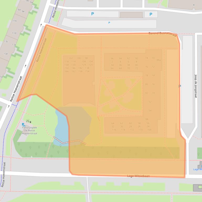 Kaart van postcodegebied 5042GR.