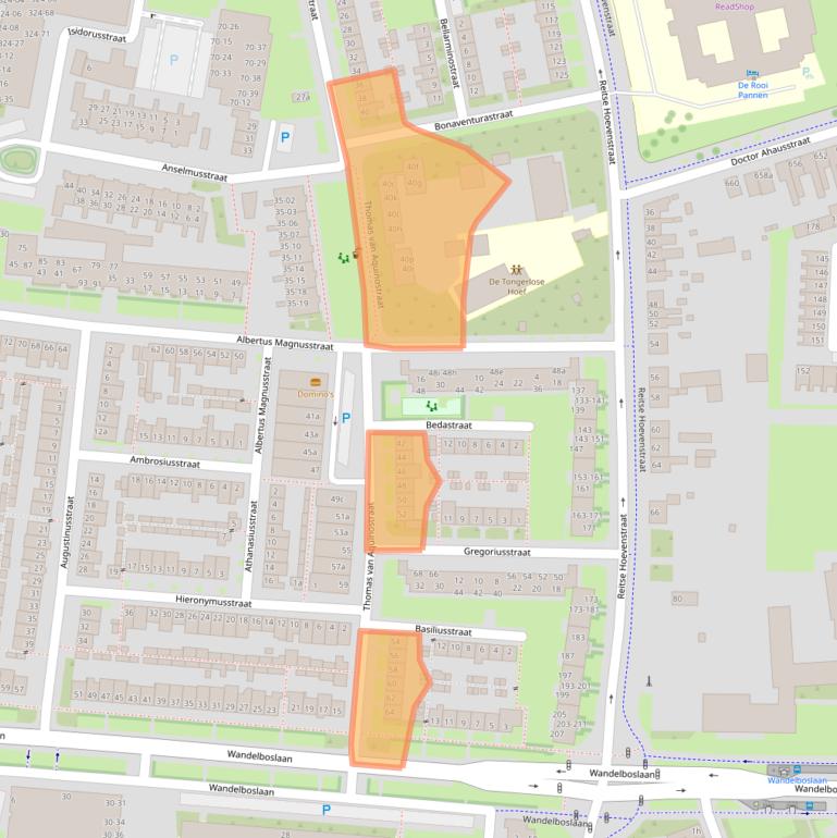 Kaart van postcodegebied 5042HC.