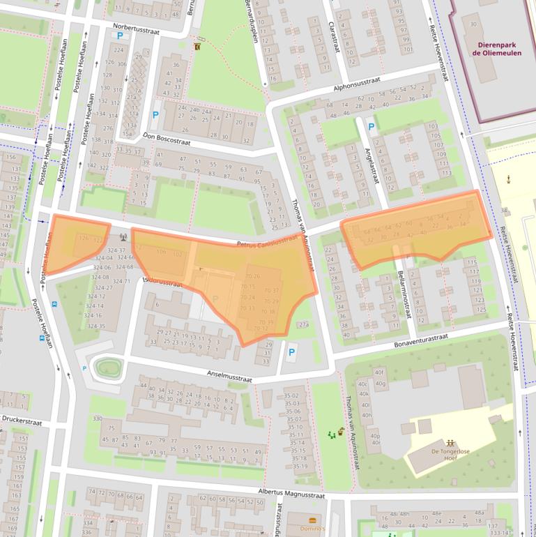Kaart van postcodegebied 5042HJ.