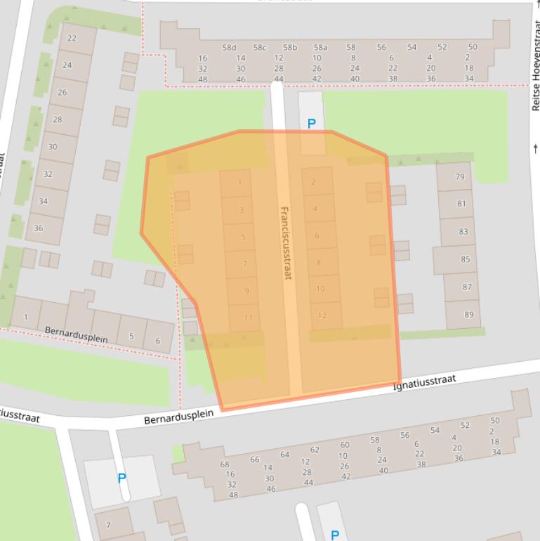Kaart van postcodegebied 5042HV.