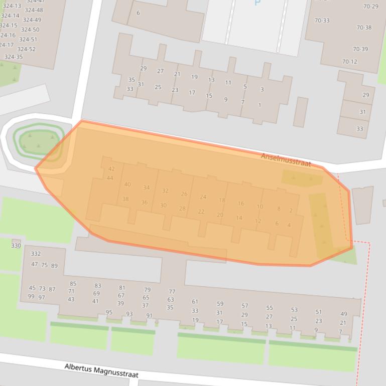 Kaart van postcodegebied 5042JH.