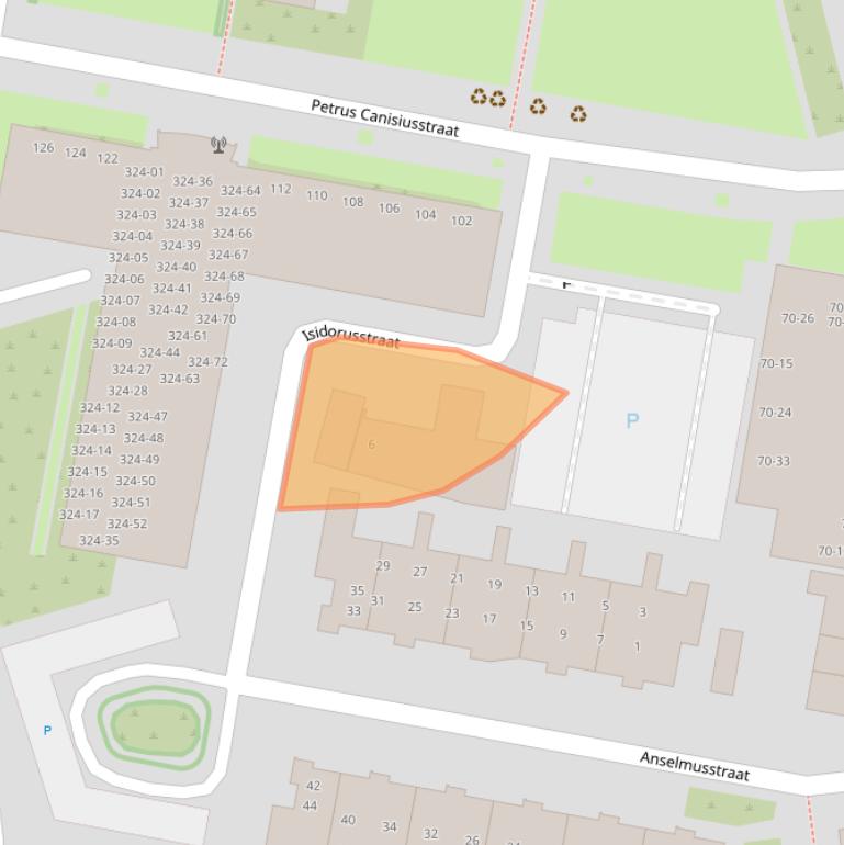 Kaart van postcodegebied 5042JJ.