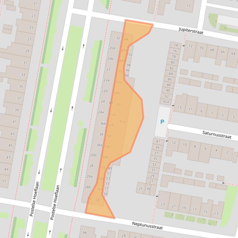 Kaart van postcodegebied 5042KK.
