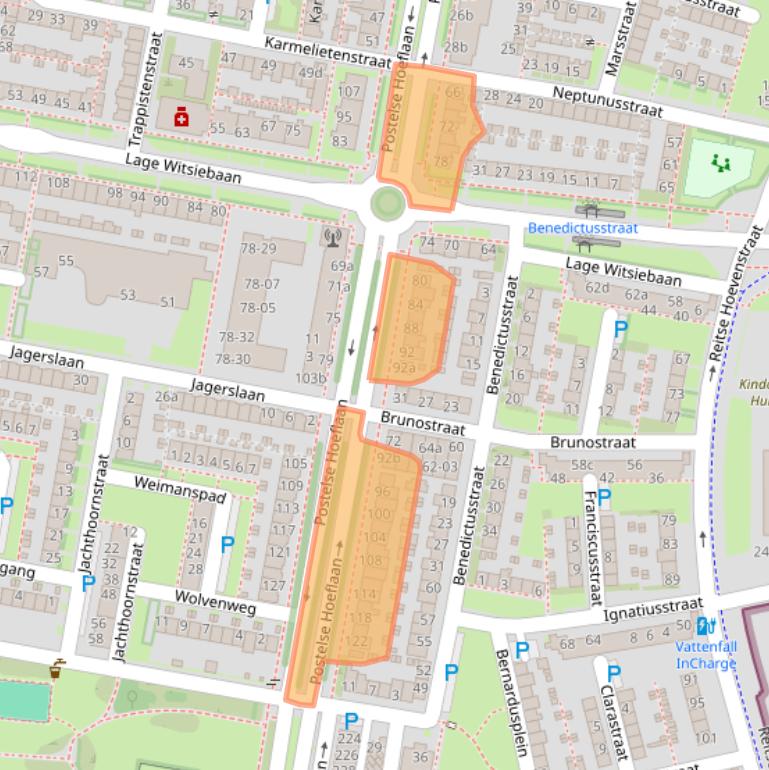 Kaart van postcodegebied 5042KL.