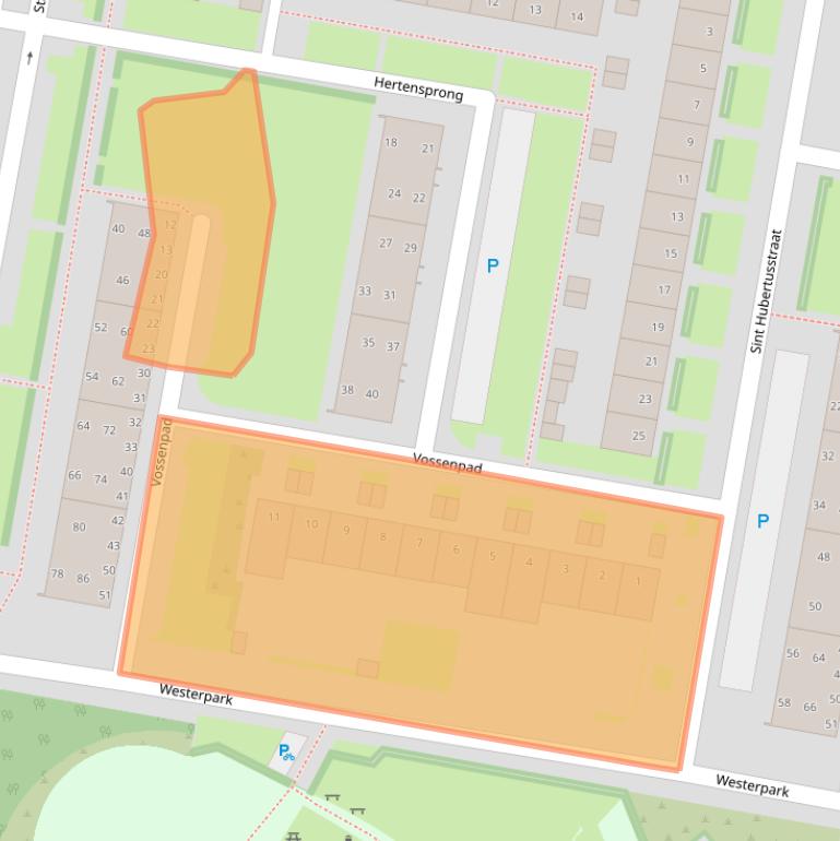 Kaart van postcodegebied 5042LA.