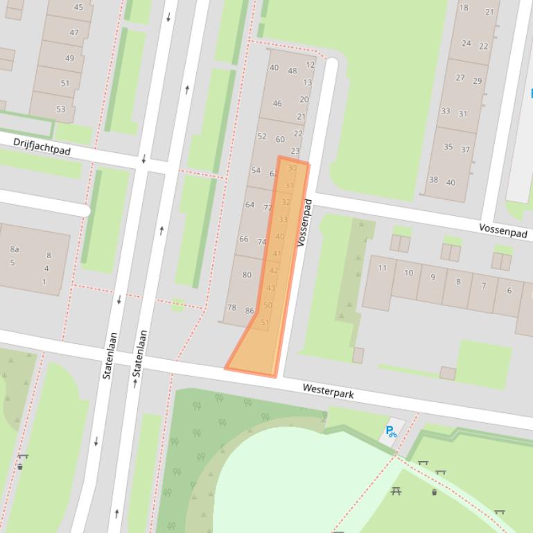 Kaart van postcodegebied 5042LB.