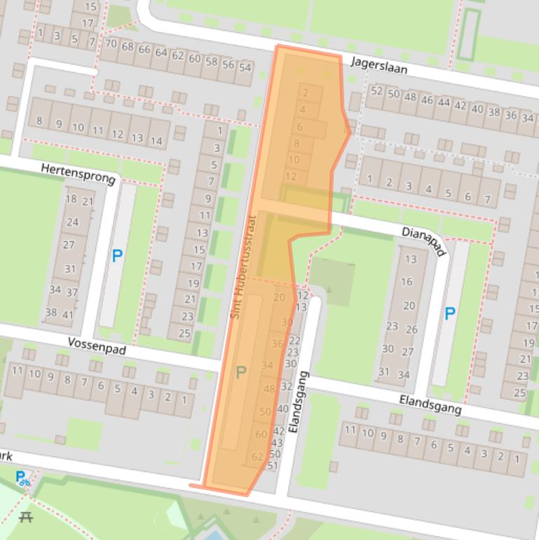 Kaart van postcodegebied 5042LD.