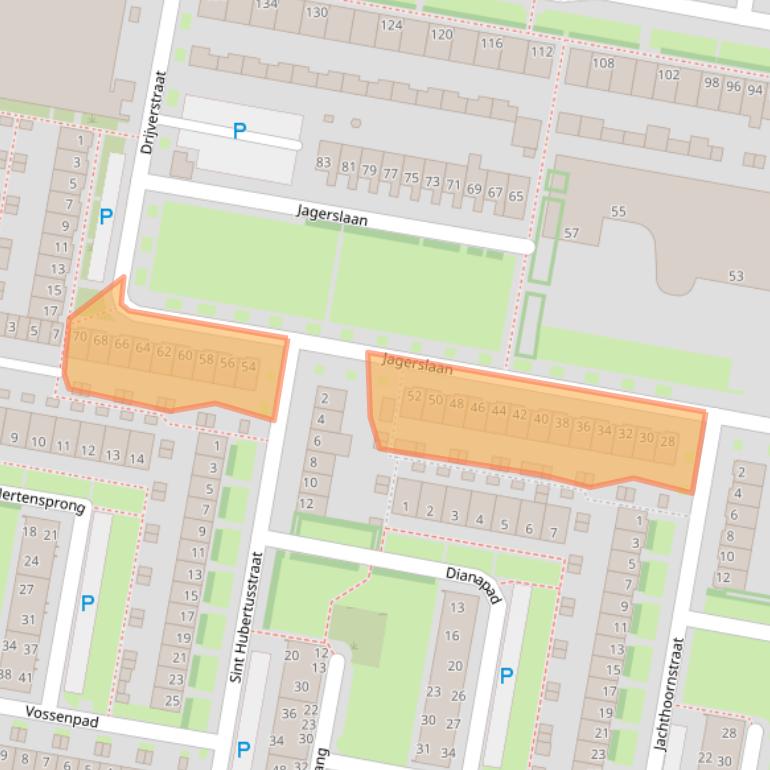 Kaart van postcodegebied 5042LL.