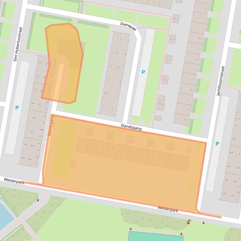 Kaart van postcodegebied 5042LP.
