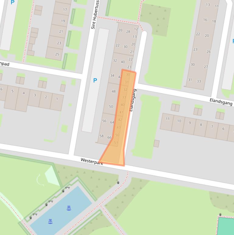 Kaart van postcodegebied 5042LR.