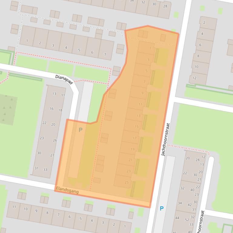 Kaart van postcodegebied 5042LS.