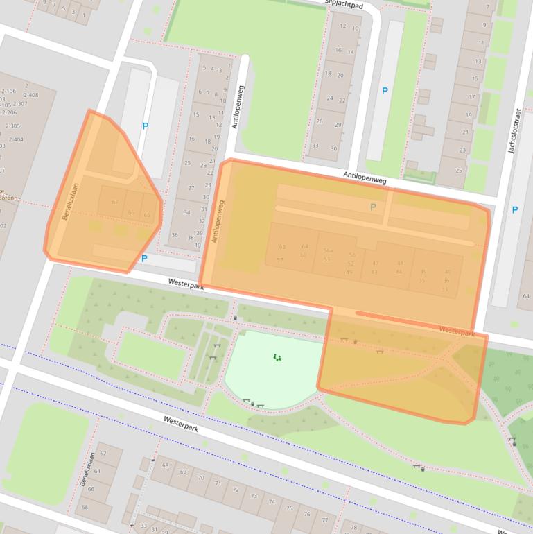 Kaart van postcodegebied 5042MG.