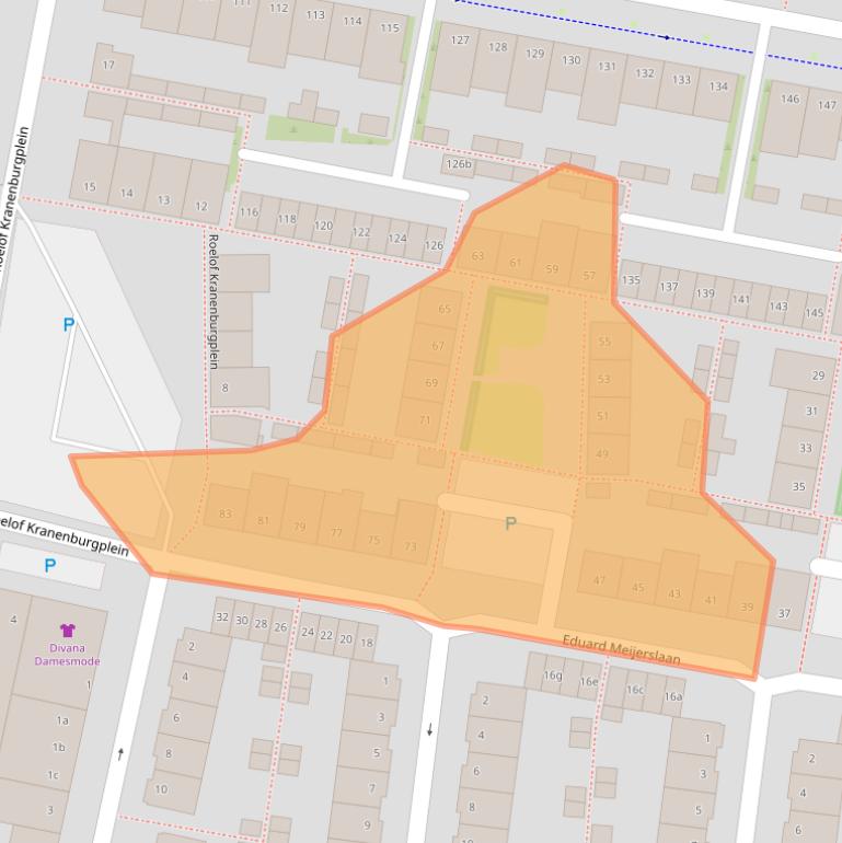 Kaart van postcodegebied 5042MN.