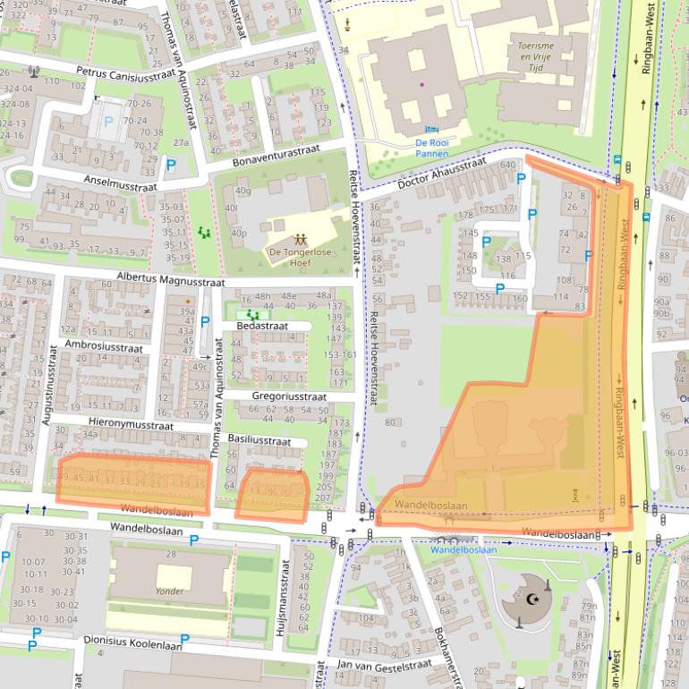 Kaart van postcodegebied 5042PA.