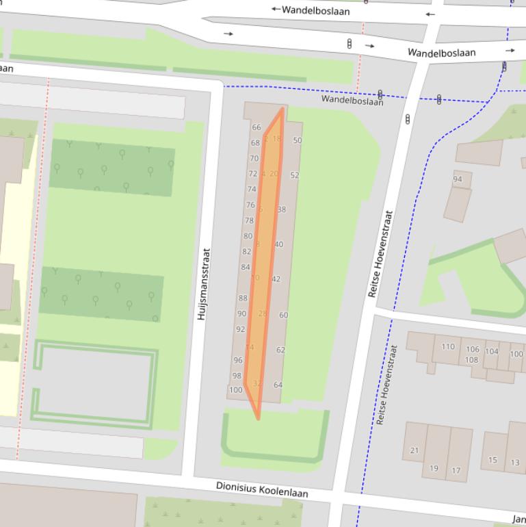 Kaart van postcodegebied 5042PG.