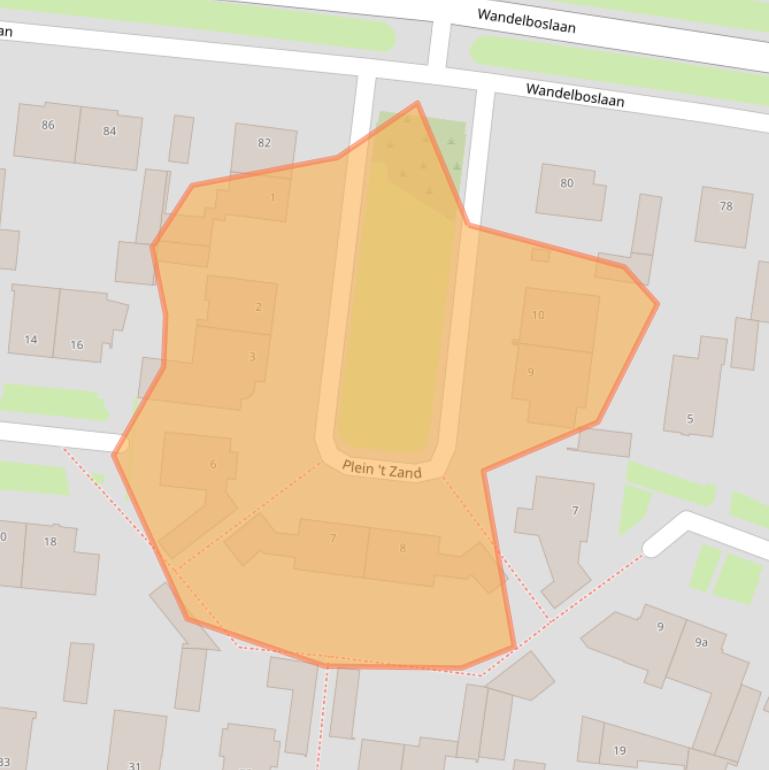 Kaart van postcodegebied 5042PT.