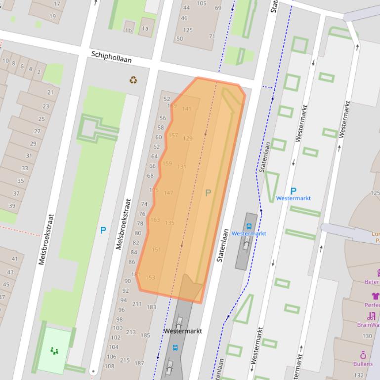 Kaart van postcodegebied 5042RS.