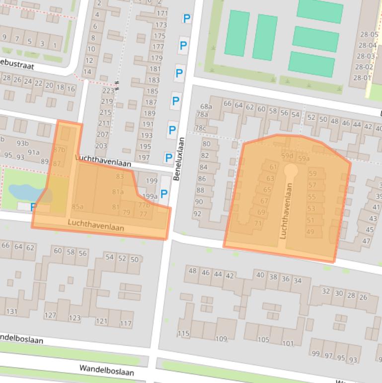 Kaart van postcodegebied 5042TB.
