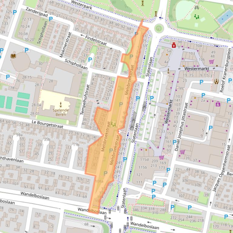 Kaart van postcodegebied 5042TL.